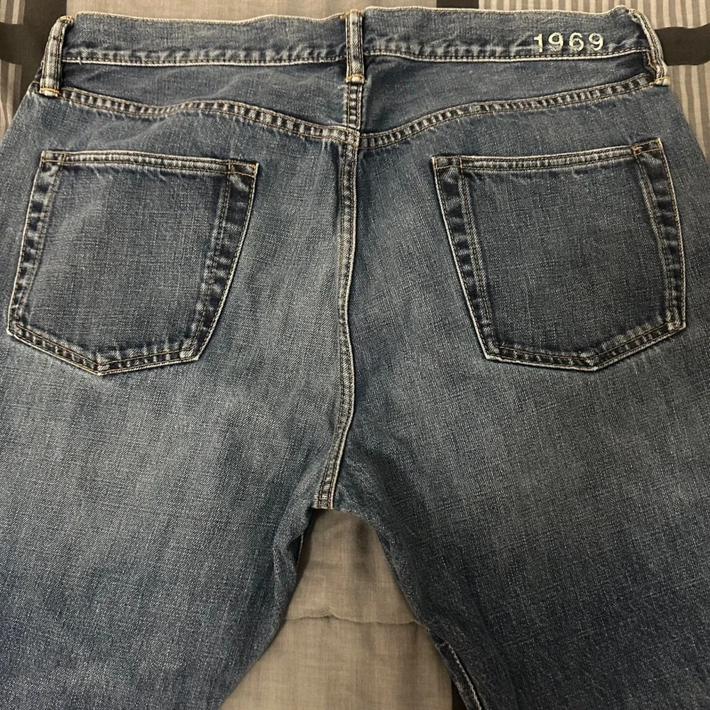 Gap 1969 Mens Loose Fit Denim Jeans 34x30